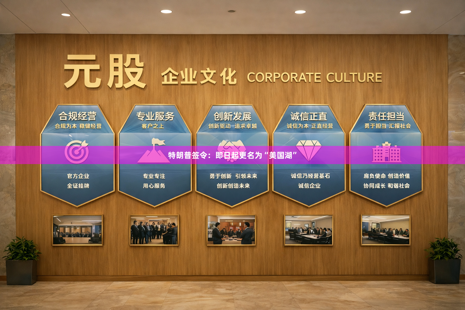 特朗普签令：即日起更名为“美国湖”