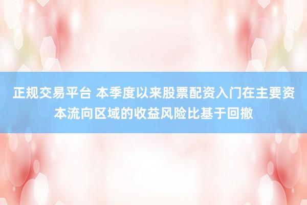 正规交易平台 本季度以来股票配资入门在主要资本流向区域的收益风险比基于回撤
