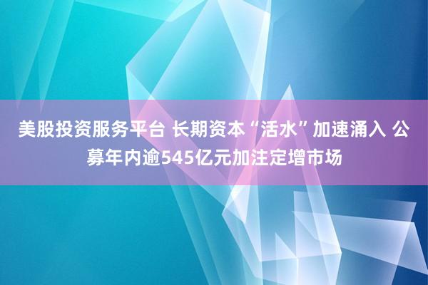美股投资服务平台 长期资本“活水”加速涌入 公募年内逾545亿元加注定增市场